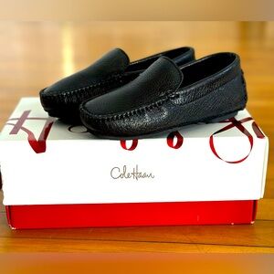 Cole Haan Boys Zermatt VNTIAN black loafer 8C NWOT